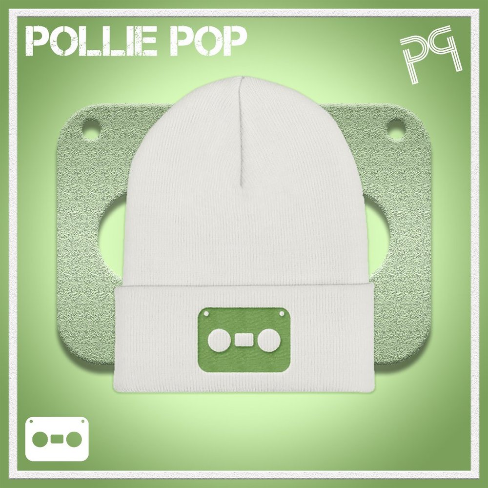 Green Tape Beanie
